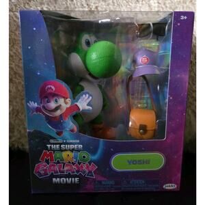 The Super Mario Galaxy Movie 5 Yoshi Action Figure Series Hat Sunglasses